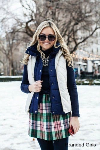 Outfits with Puffer Vest-20 Ways to Wear Puffer Vest Fashionably
