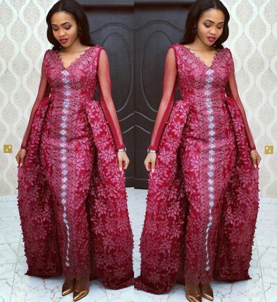 latest aso ebi gown styles 2018