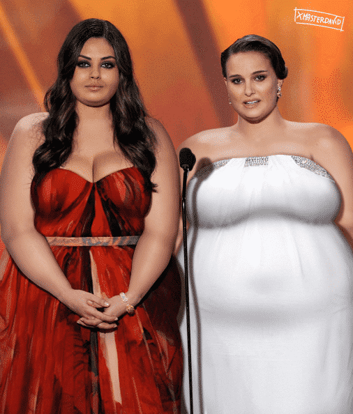 Celebrities look as plus size (24)