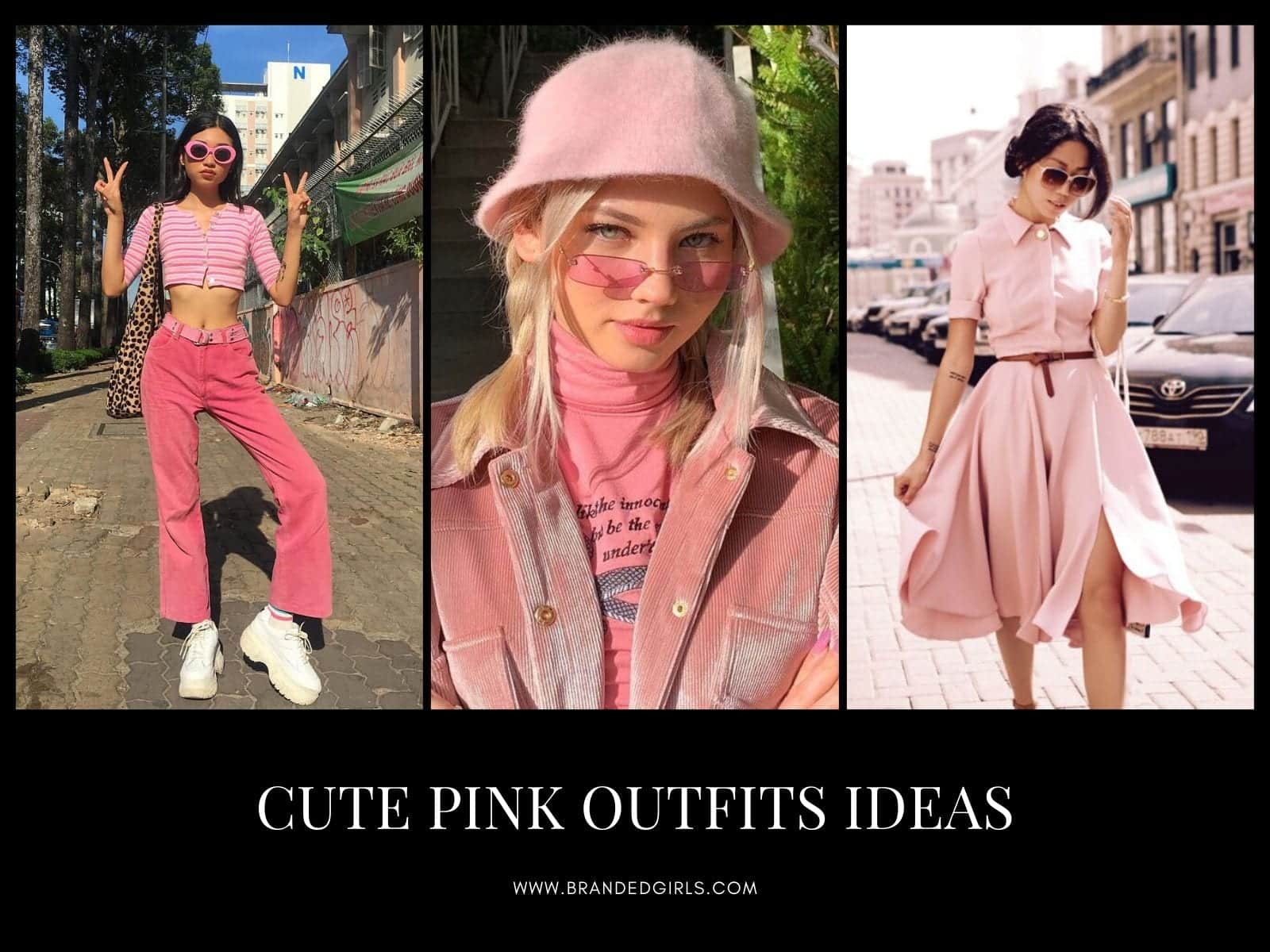 cute clothes pink