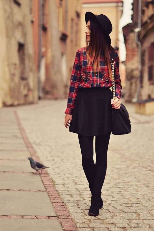 Skater Skirts Outfits- 20 Ways to Wear Skater Skirts In 2021