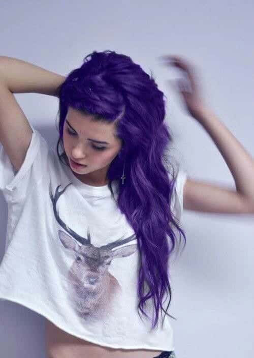 Purple Hairstyles These 50 Cute Purple Shade Hairstyles 