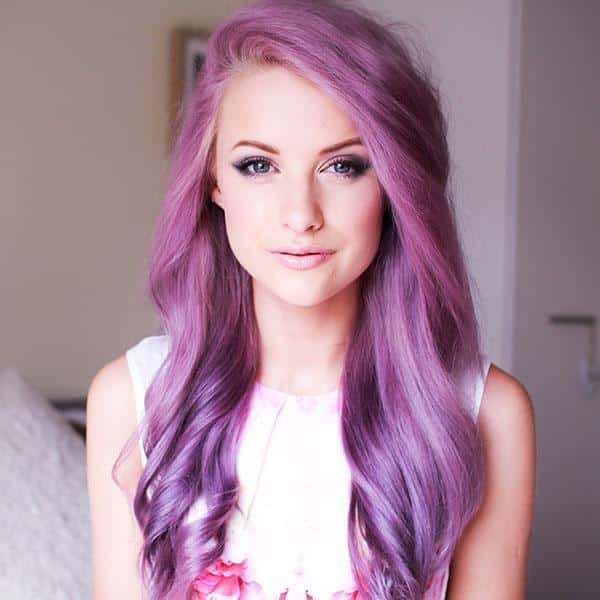 Purple shade Hairstyle