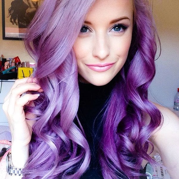 Multi purple Hued hair