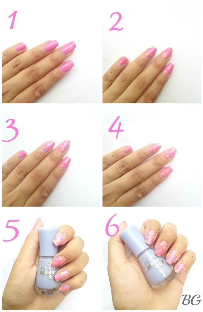 Nail Art Tutorial- summer confetti