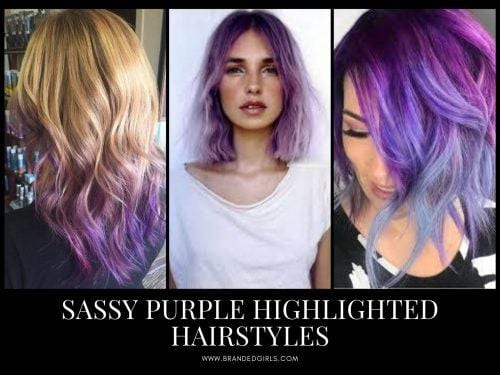 Chic Purple Hairstyles