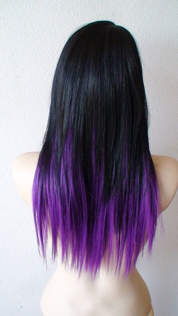 purple hair highlights