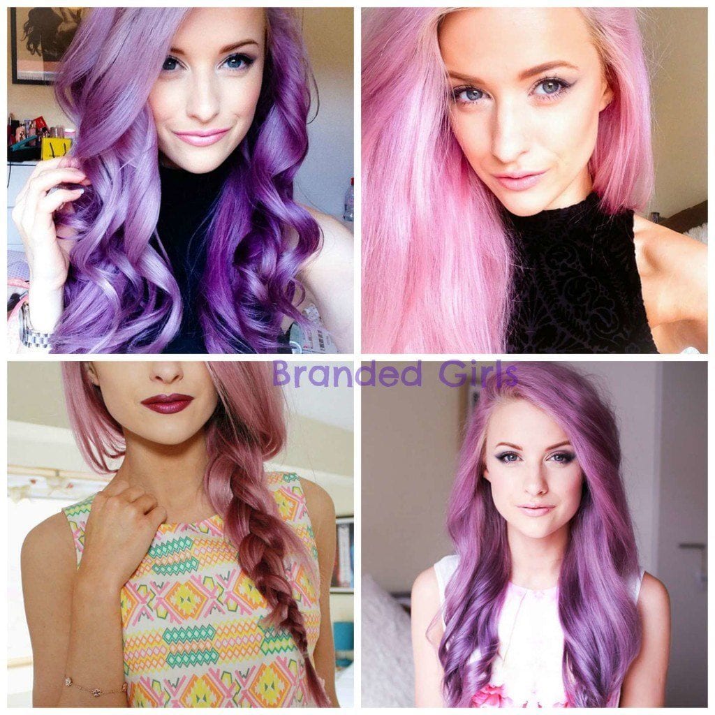 Purple Shades Hair color and hairstyles