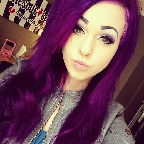 Purple Hairstyles- These 50 Cute Purple Shade Hairstyles 