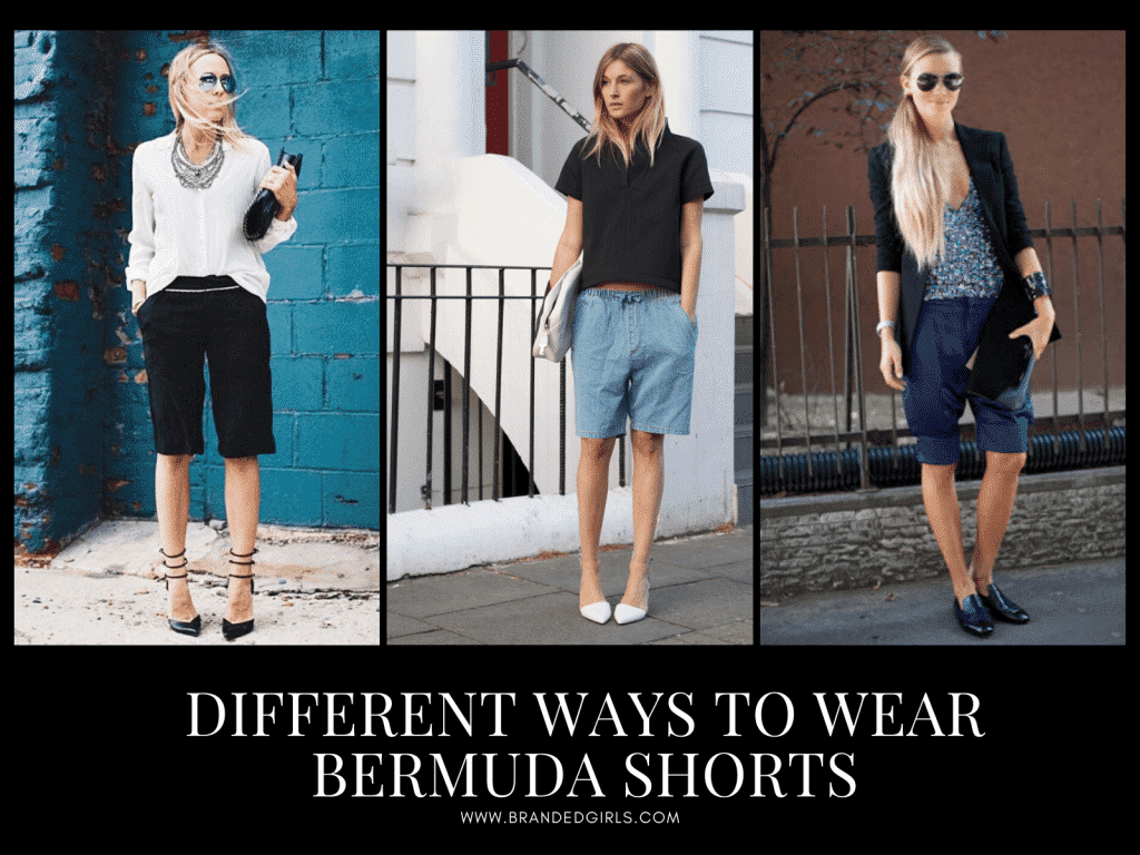 how to wear bermuda shorts for women