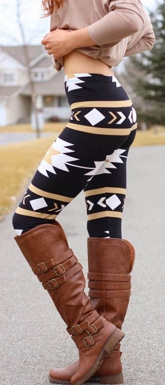 18 Outfit Ideas to wear brown boots (17)