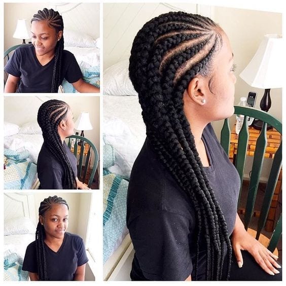 #17 - Cool Cornrow Side Hairstyle 