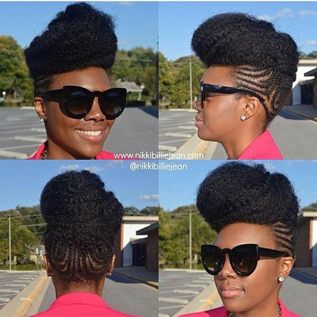 #4 - Cornrow Mohawk