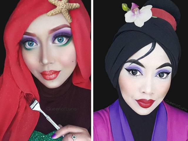 Beautiful Disney Hijabi Princesses (4)