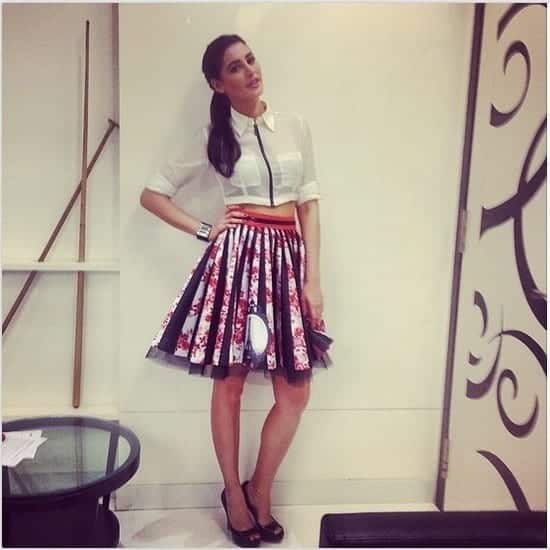 #3 - Nargis in an Adoringly Cool Mini Skirt Outfit