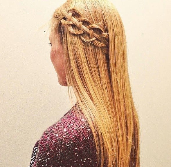 #7 - Classic Vine Braid Hairdo