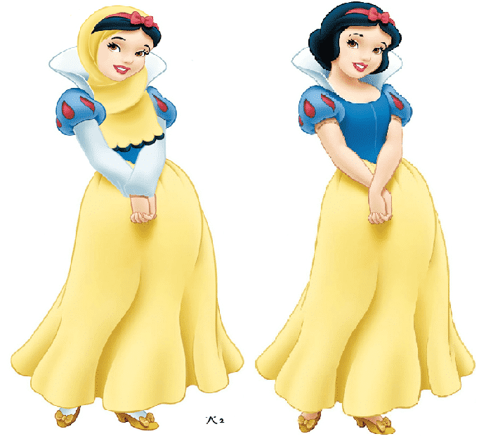 Beautiful Disney Hijabi Princesses (2)