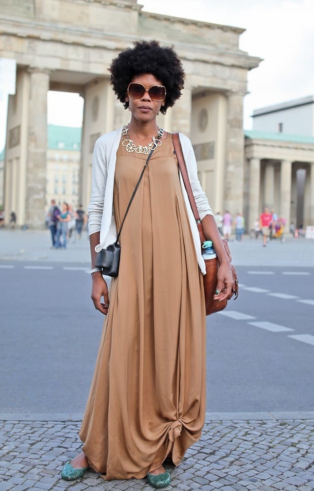 #12 - Darker Shaded Nude Long Dress