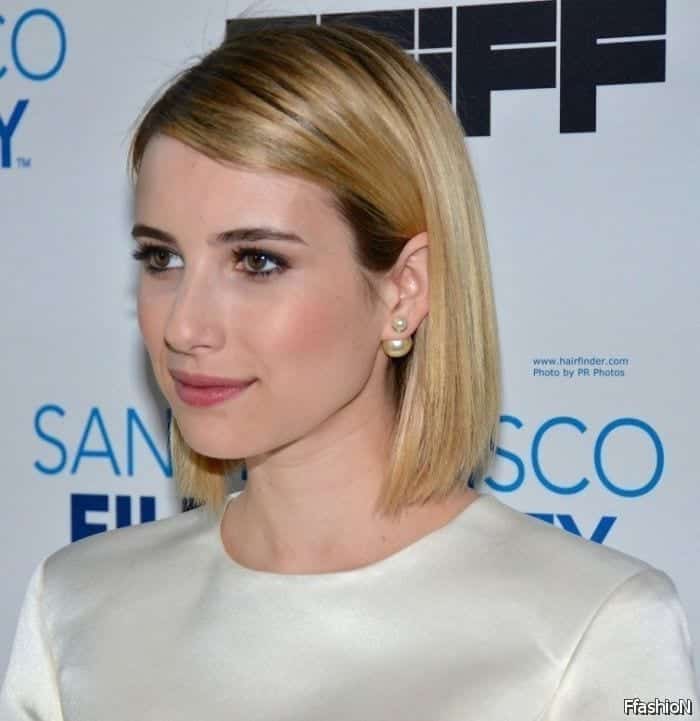 #15 - Emma Roberts' Cute Blond Bob