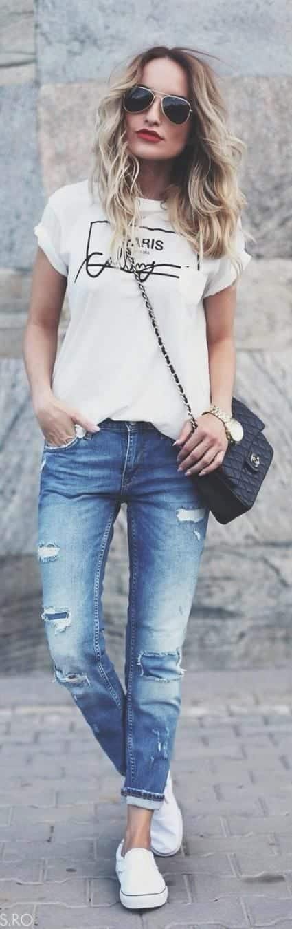 Graphic Tee Ideas-20 Stylish Outfit Ideas with Graphic Tees