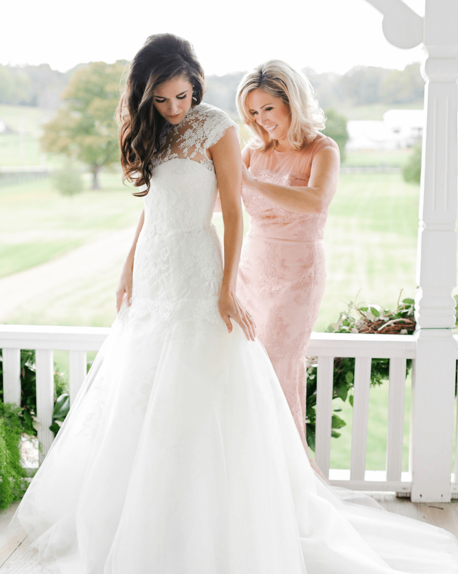 pink wedding dress for mother of the bride