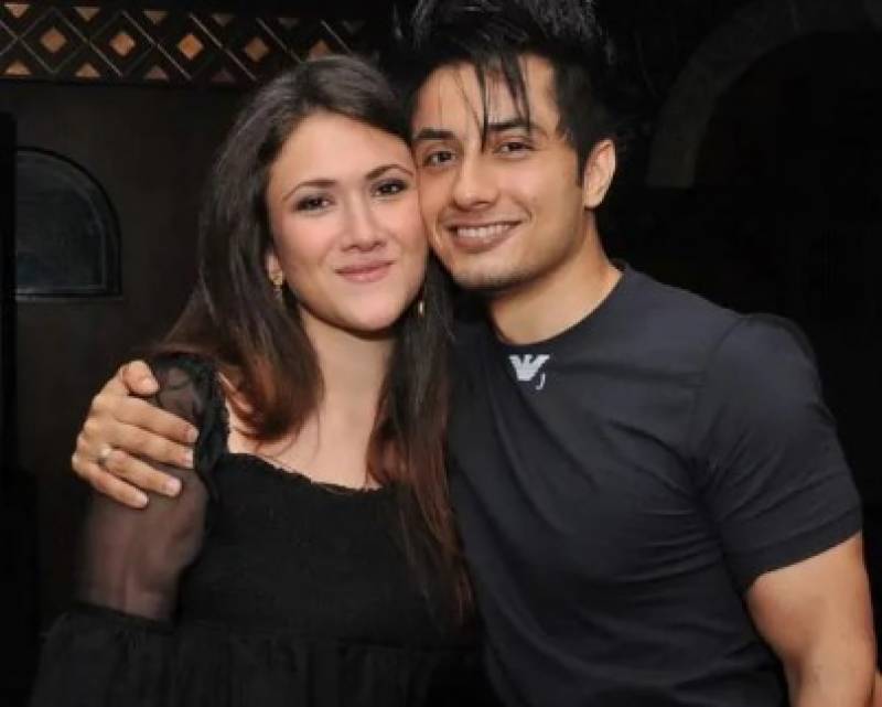 ali zafar with wife