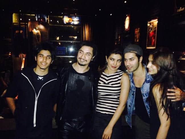 Ali Zafar with Priyanka Chopra