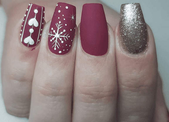 matte nail art ideas 10