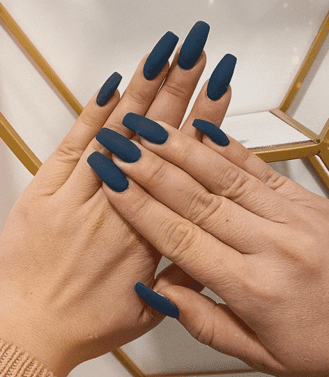 matte nail art ideas 9