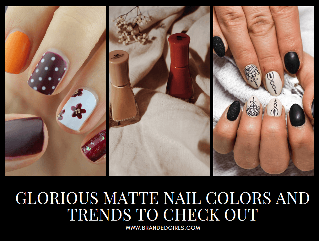 trendy matte nail art to try