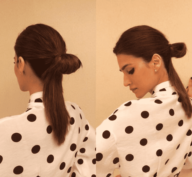 Ponytail Style of Kriti