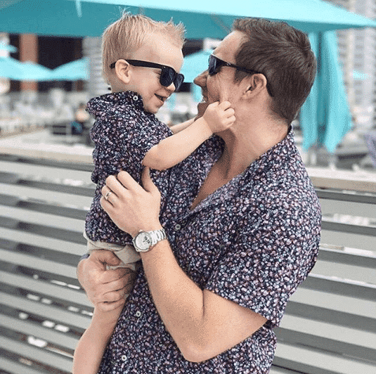 father son matching outfits