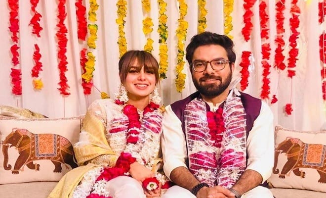 iqra aziz yasir hussain engagement