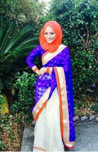 Saree and Hijab Ideas