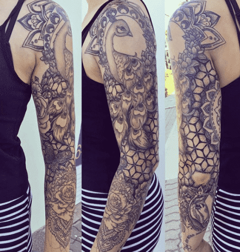 full arm tattoo