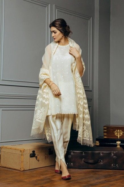 Traditional Ralli work dress by Zara shahjahan