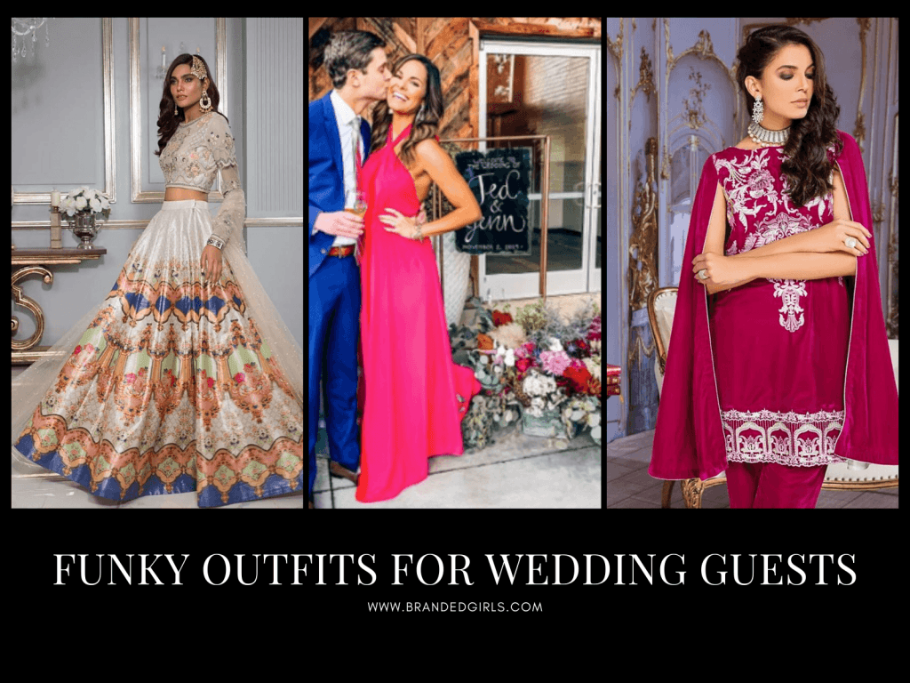 funky wedding guest outfits