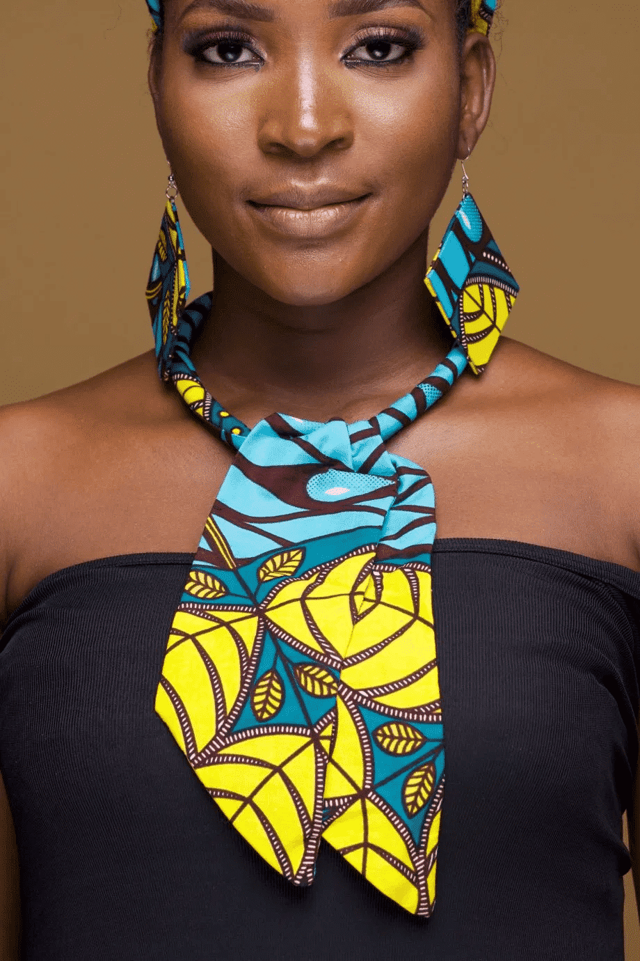 ankara print necktie