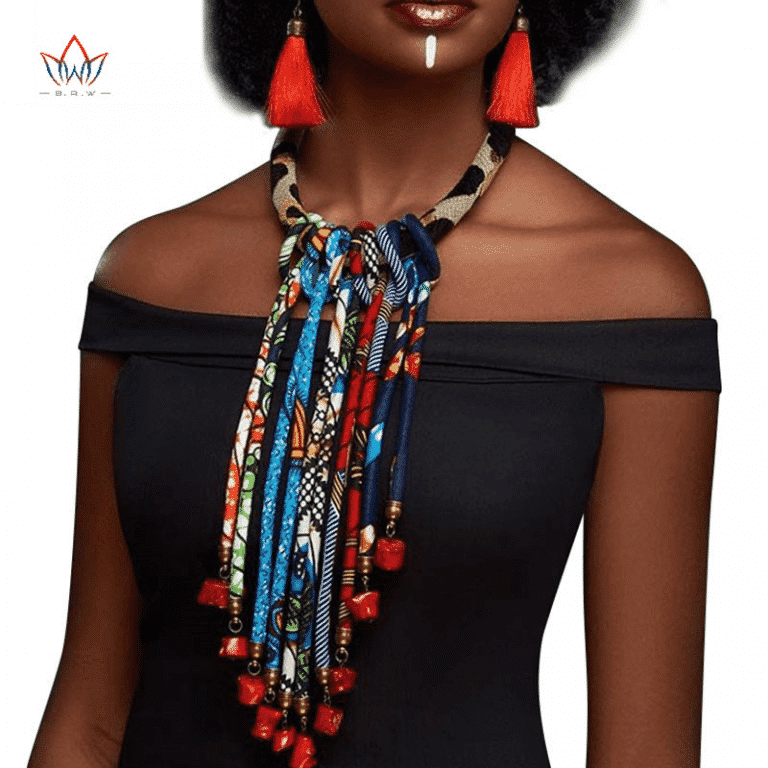 ankara neck designs