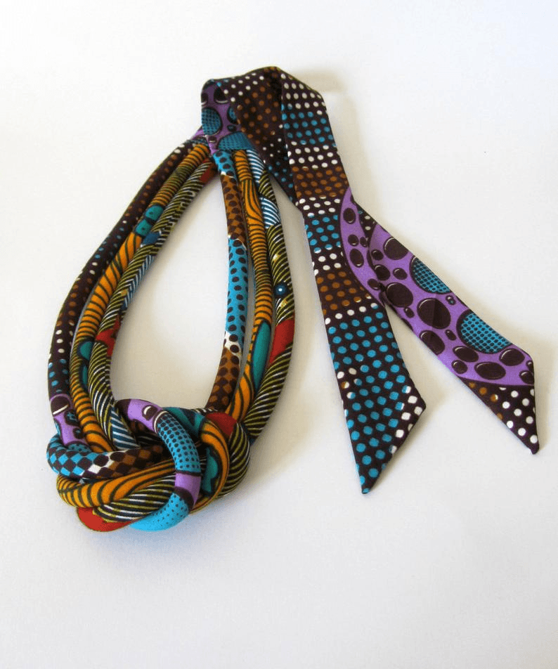 ankara necklace 