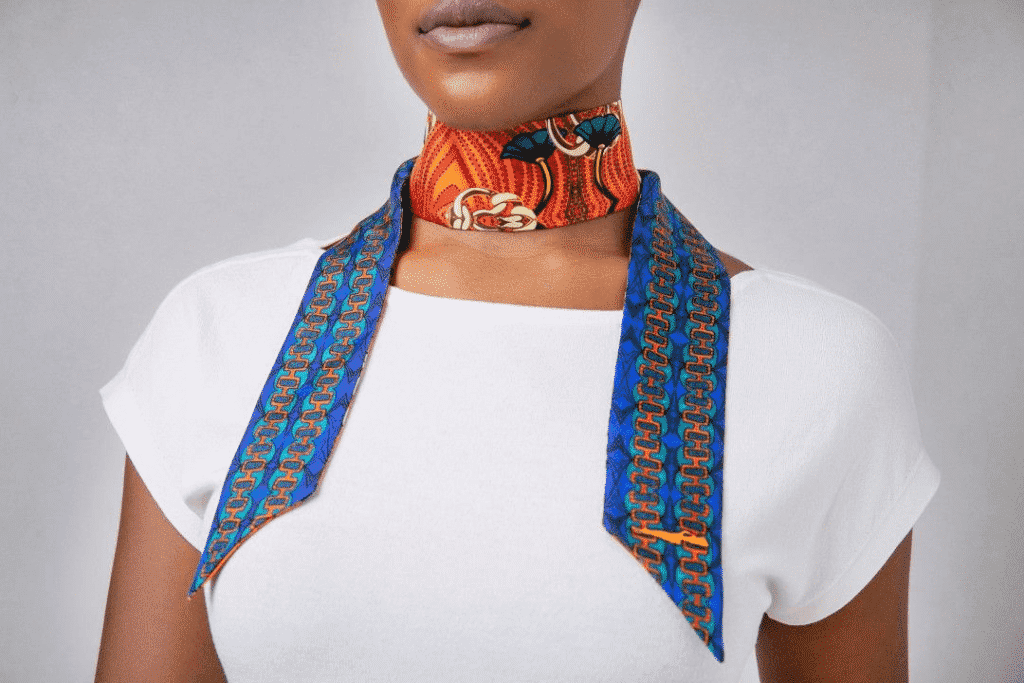 ankara neck designs