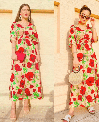 pakistani midi dress