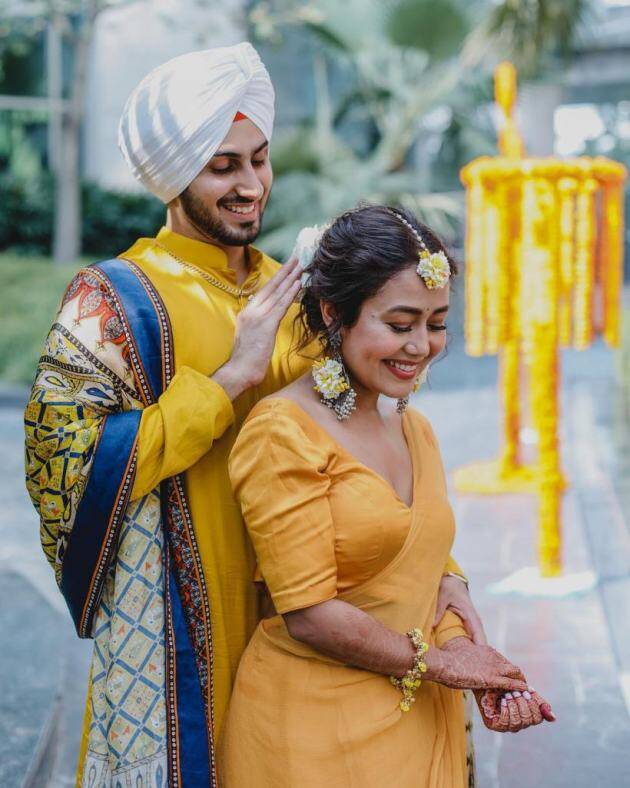 yellow wedding dress