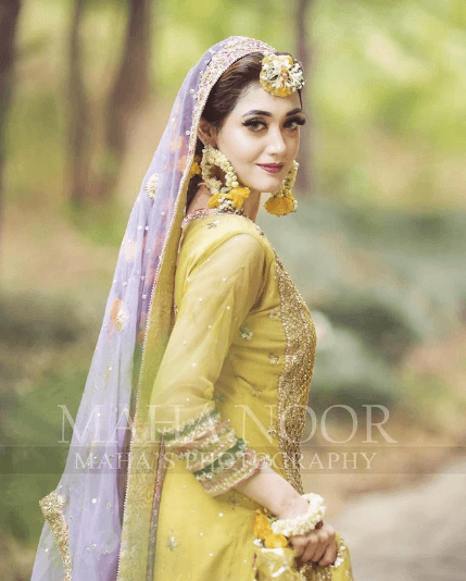 yellow wedding dress