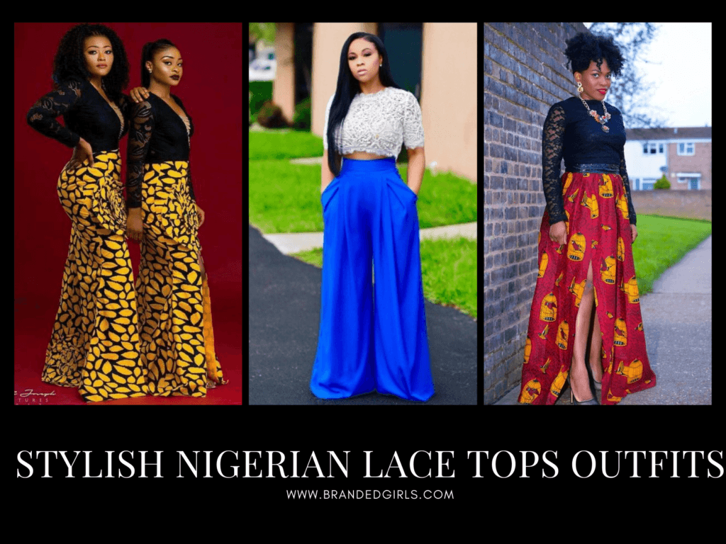 Stylish Nigerian Lace Tops Outfits