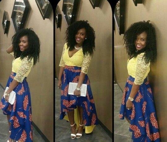 how to wear Nigerian lace tops