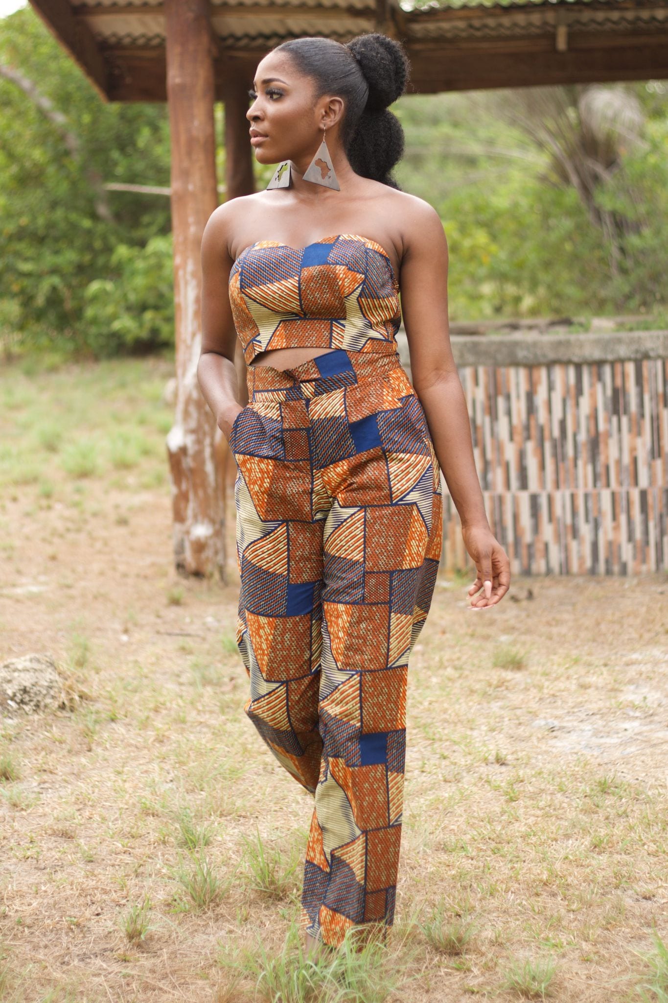 Crop Top Ankara Outfits