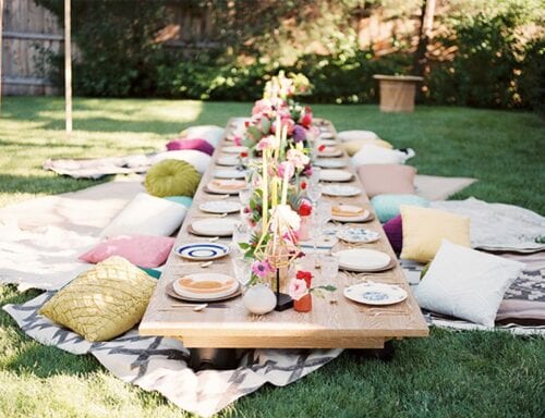 Backyard Tea Party Decor