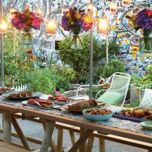 Backyard Tea Party Decor