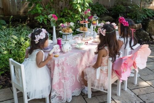 Backyard Tea Party Decor